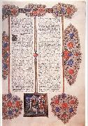 unknow artist, Bible of Borso d'Este